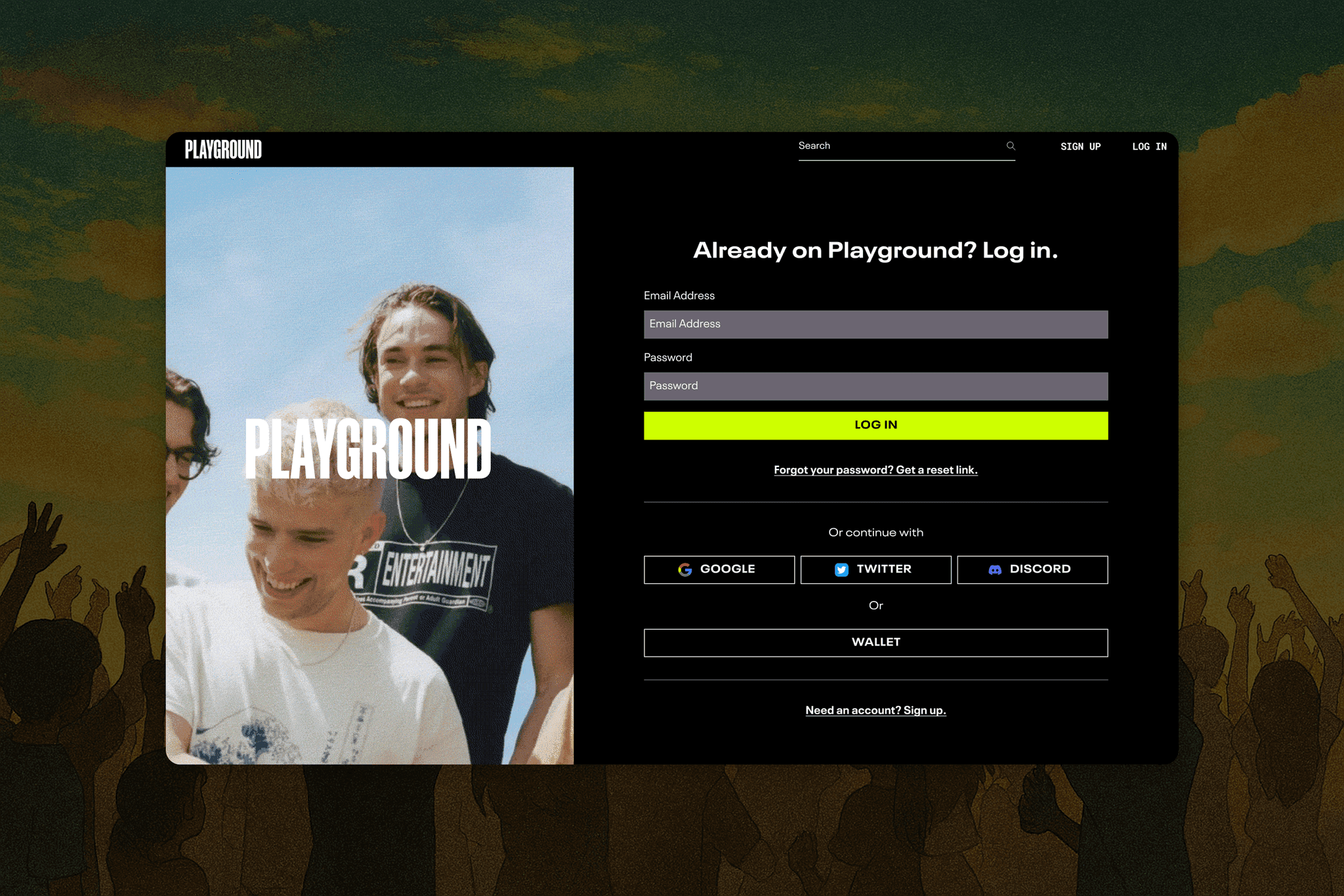 Playground — design presentation 1
