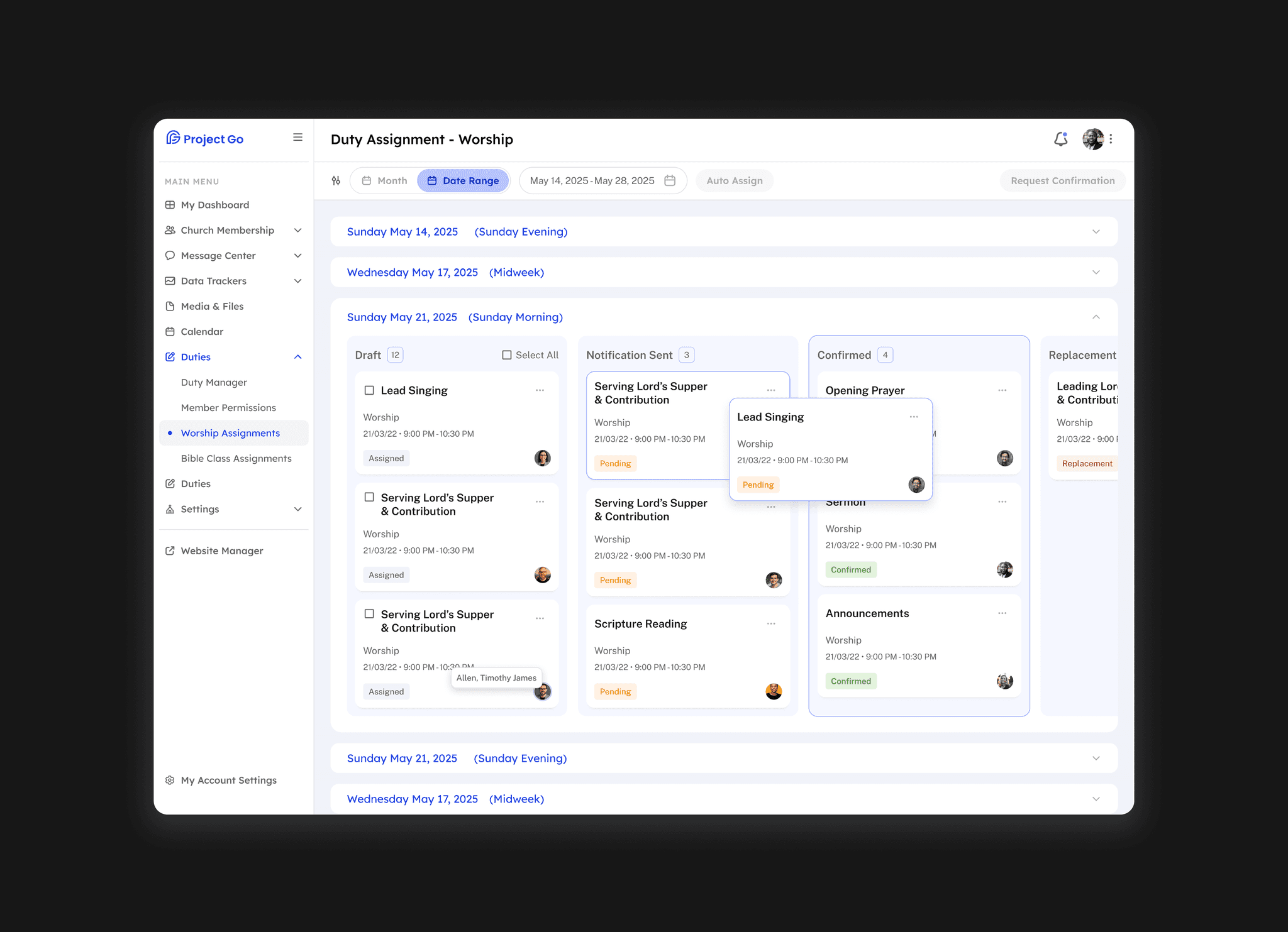 Project Go — design presentation 7